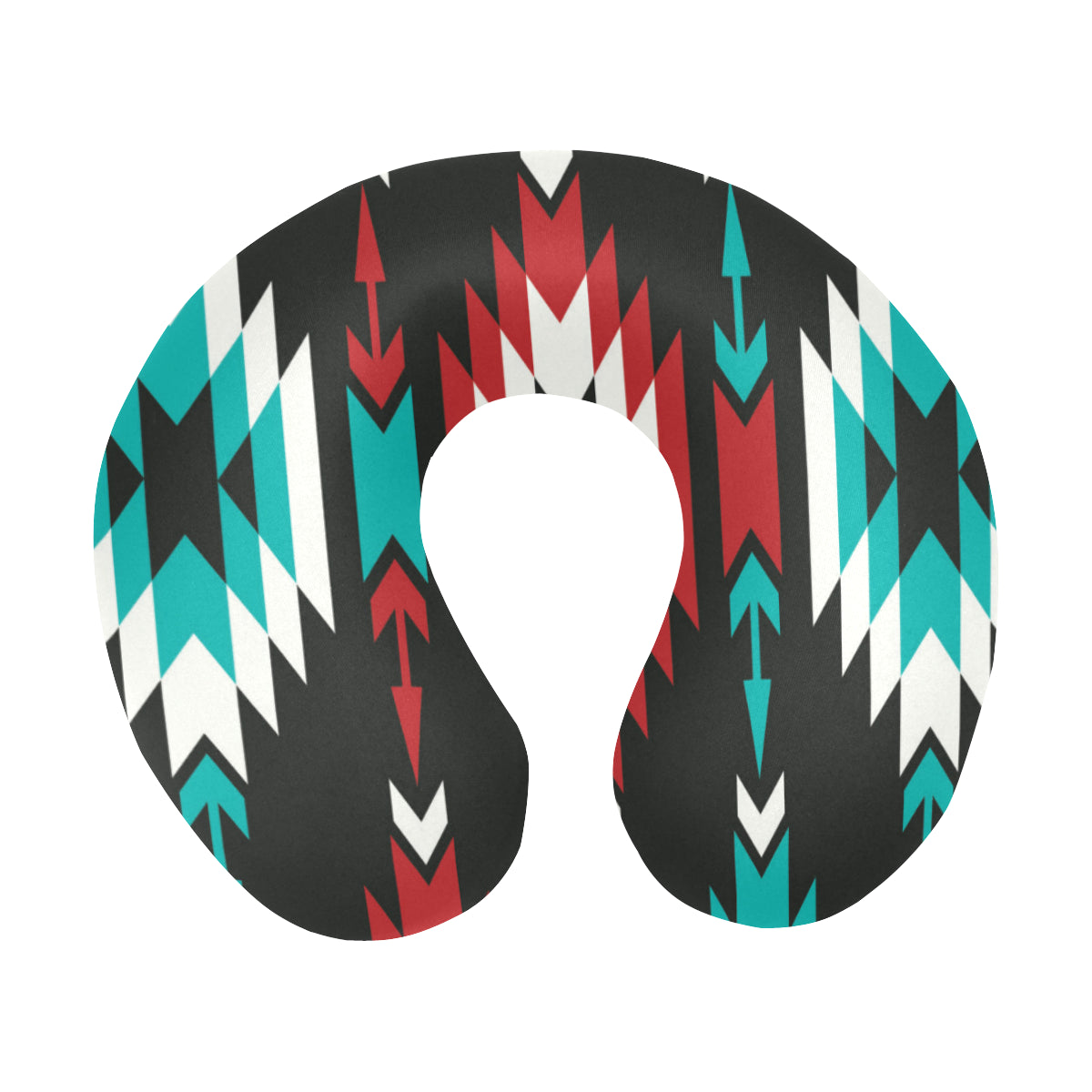 Native Pattern Print Design A08 U-Shaped Travel Neck Pillow