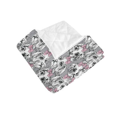 Maltese Pattern Print Design 01 Premium Quilt