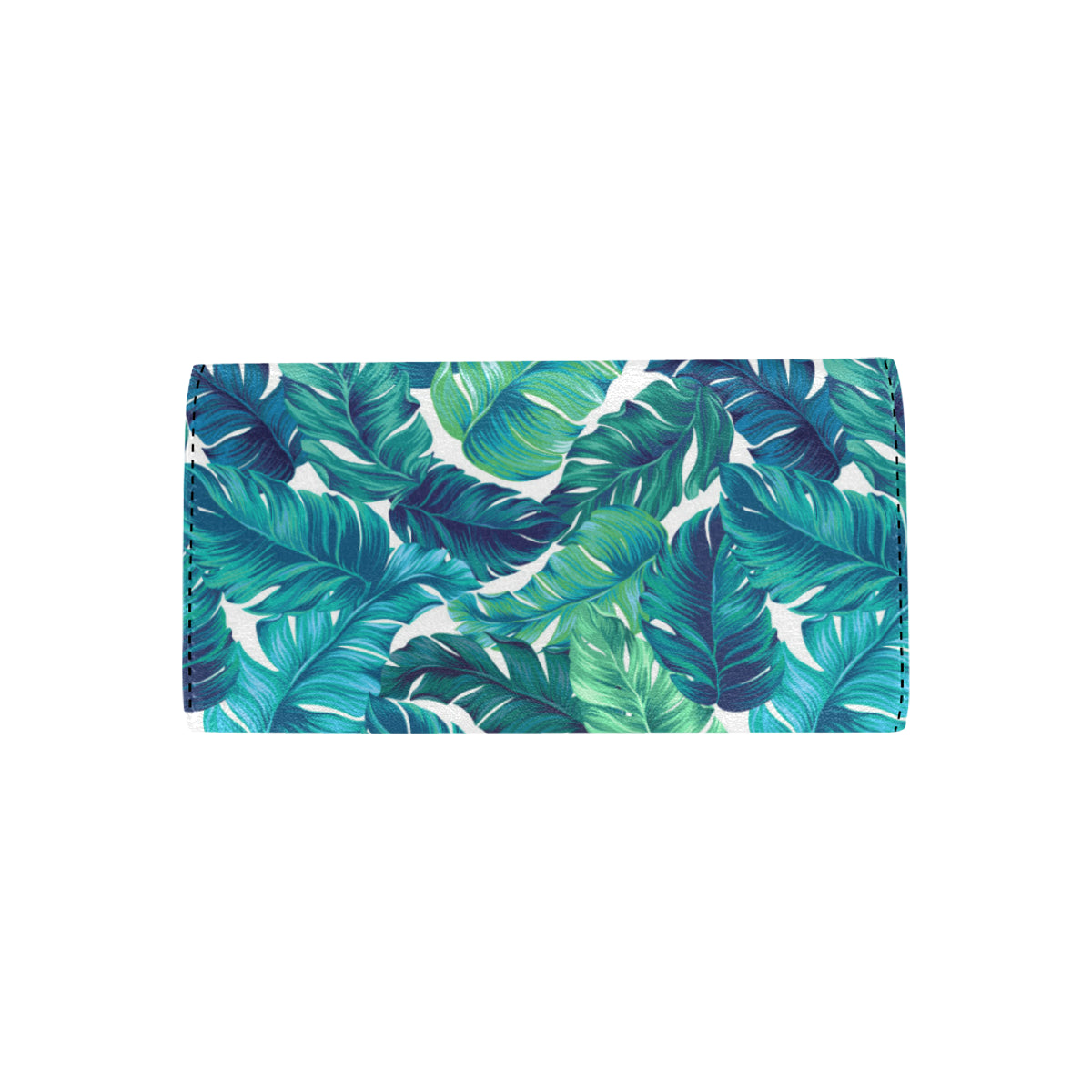 Brightness Tropical Palm Leaves Women's Trifold Wallet