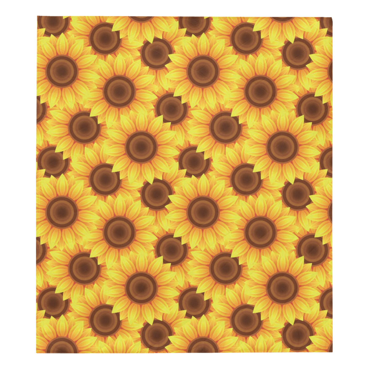 Sunflower Pattern Print Design SF07 Premium Quilt