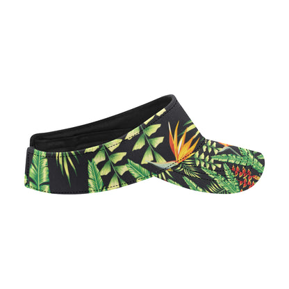 Hawaiian Flower Tropical Palm Leaves Unisex Sun Visor