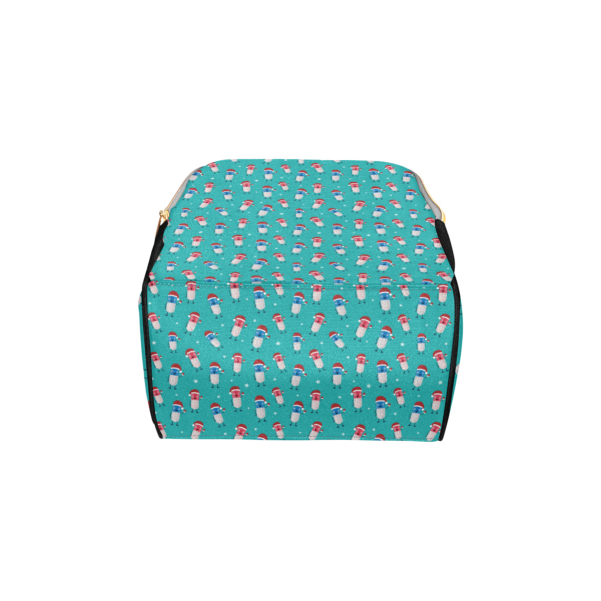 Pill Pattern Print Design A03 Diaper Bag Backpack