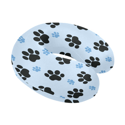 Paw Pattern Print Design A04 U-Shaped Travel Neck Pillow