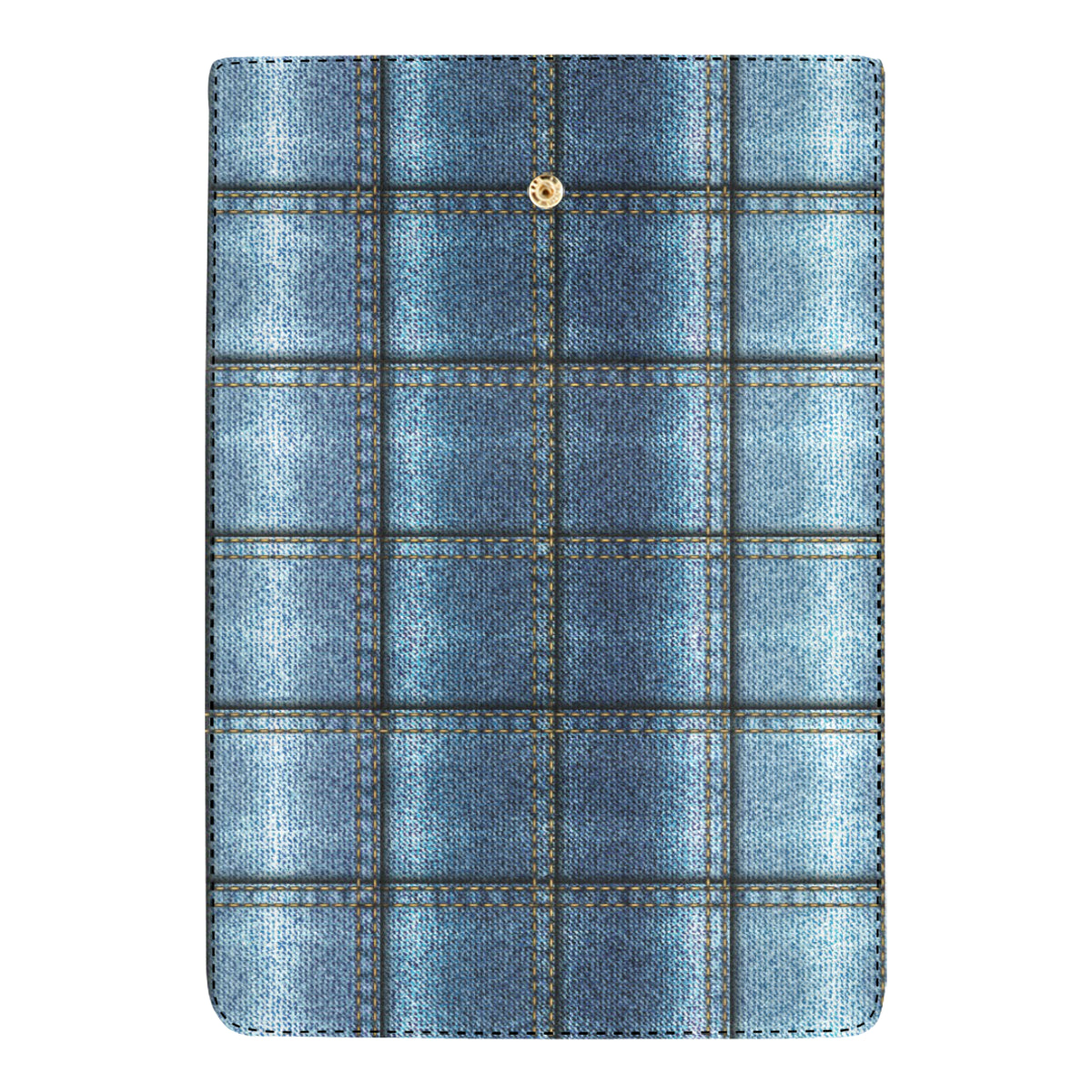 Jean Patchwork Pattern Print Design 02 Women's Trifold Wallet