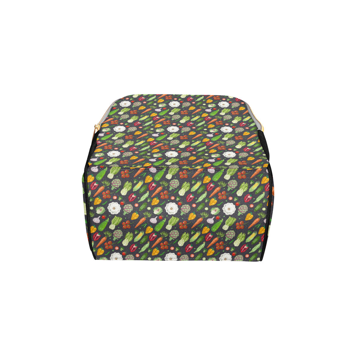 Vegan Pattern Themed Design Print Diaper Bag Backpack