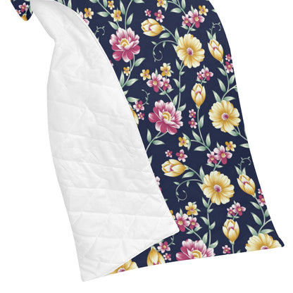 Gerberas Pattern Print Design GB03 Premium Quilt