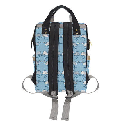 Emu Pattern Print Design 01 Diaper Bag Backpack