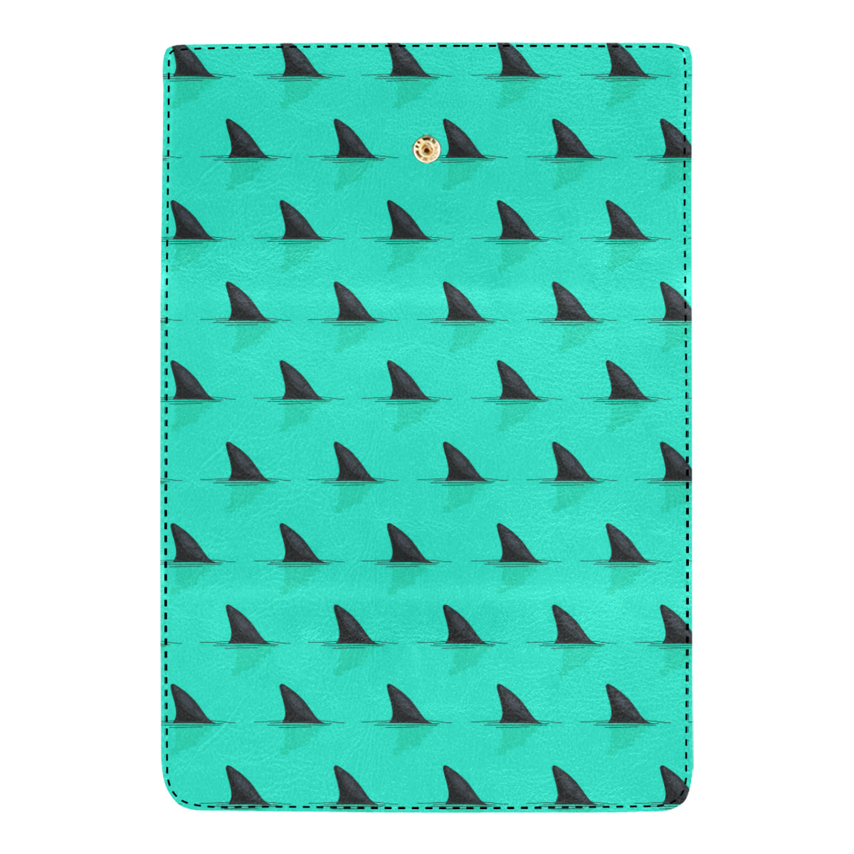 Shark Fin Pattern Women's Trifold Wallet
