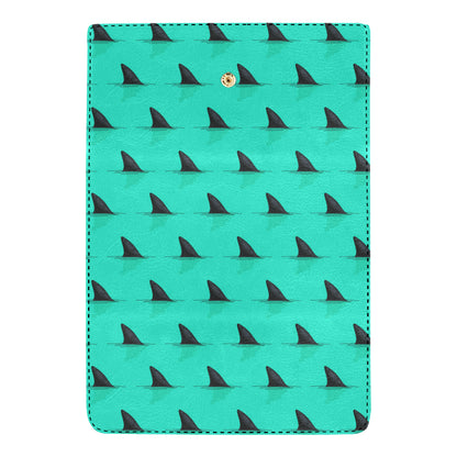 Shark Fin Pattern Women's Trifold Wallet