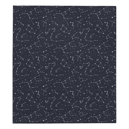 Constellation Pattern Print Design 03 Premium Quilt