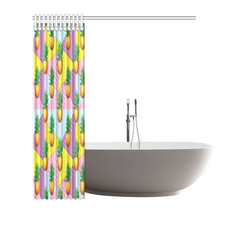 Pineapple Pattern Print Design PP05 Shower Curtain