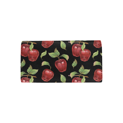 Apple Pattern Print Design AP011 Women's Trifold Wallet