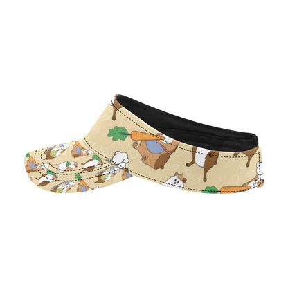 Guinea Pig Pattern Print Design 03 Unisex Sun Visor