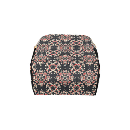 Medallion Pattern Print Design 01 Diaper Bag Backpack