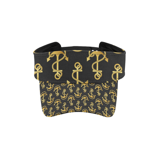Anchor Gold Pattern Unisex Sun Visor