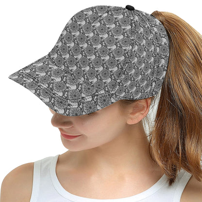 Tribal Turtle Polynesian Themed Print Snapback Cap