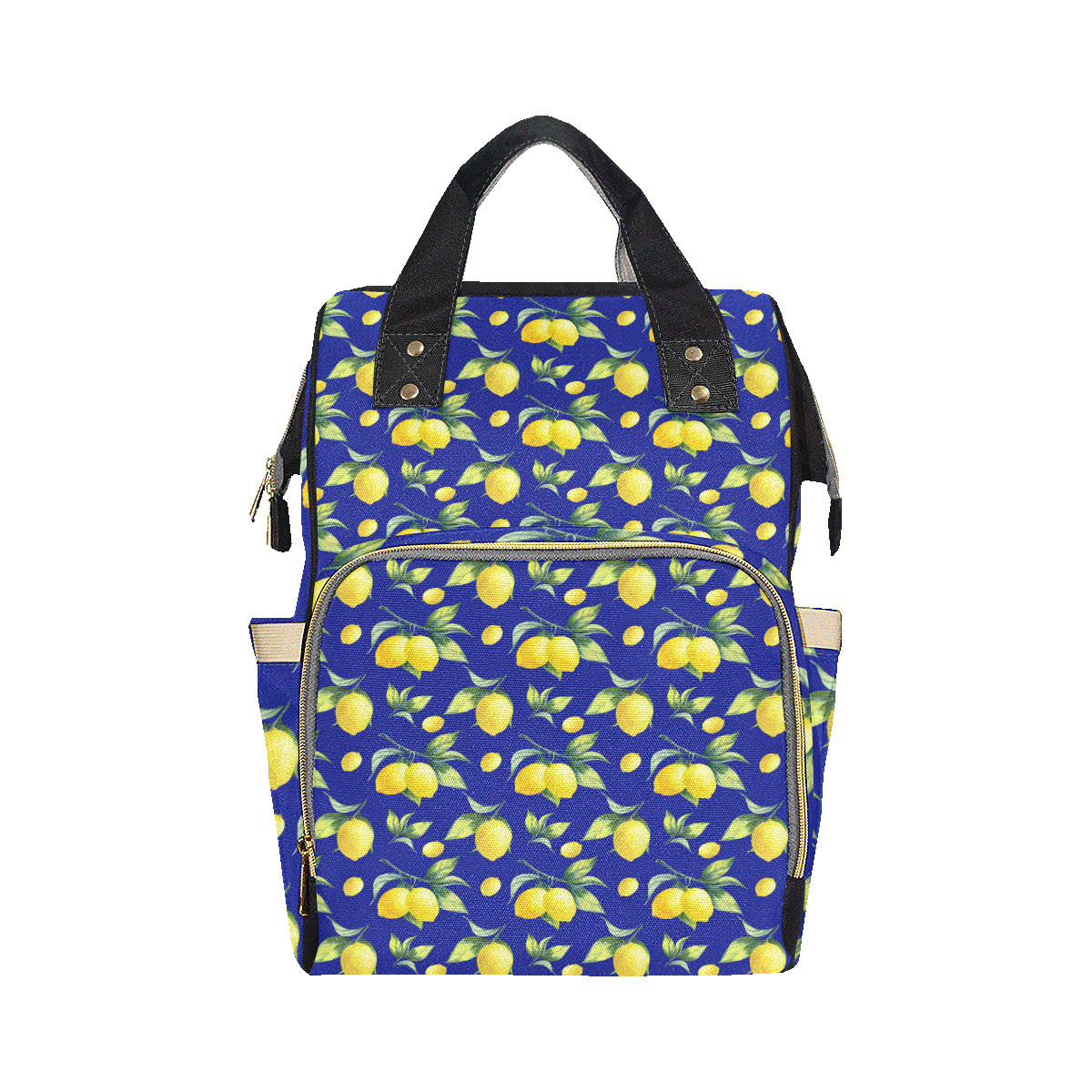 Lemon Pattern Print Design LM06 Diaper Bag Backpack