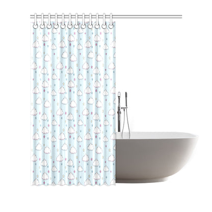 Cloud  Pattern Print Design 01 Shower Curtain
