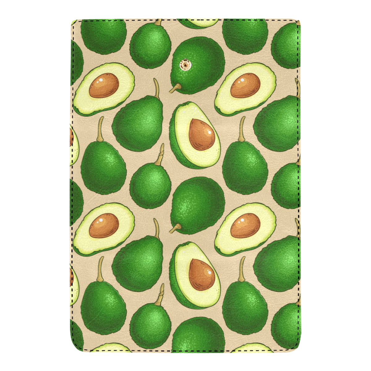Avocado Pattern Print Design AC010 Women's Trifold Wallet