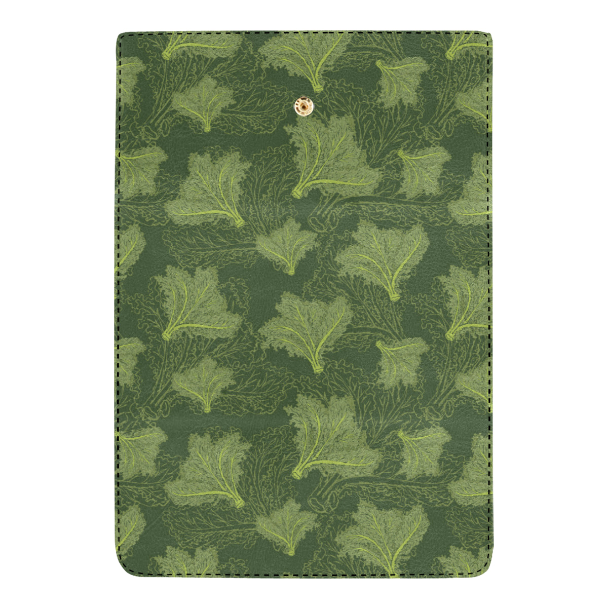 Kale Pattern Print Design 01 Women's Trifold Wallet