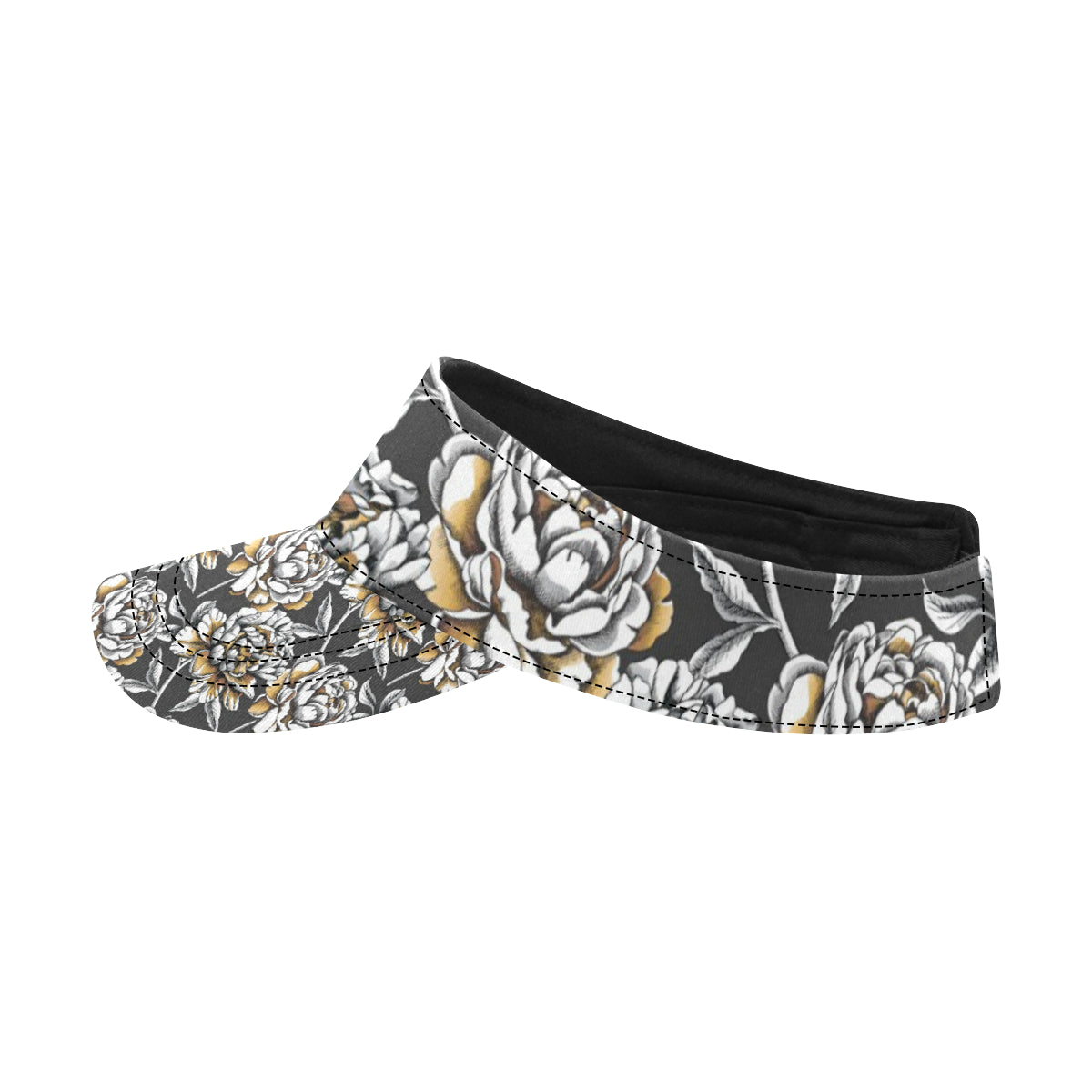Peony Pattern Print Design PE06 Unisex Sun Visor