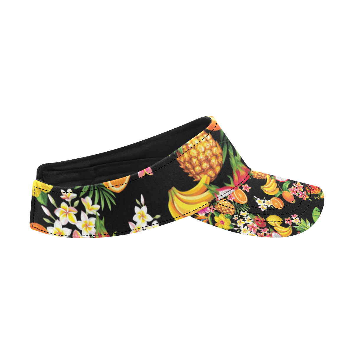 Tropical Fruits Pattern Print Design TF02 Unisex Sun Visor