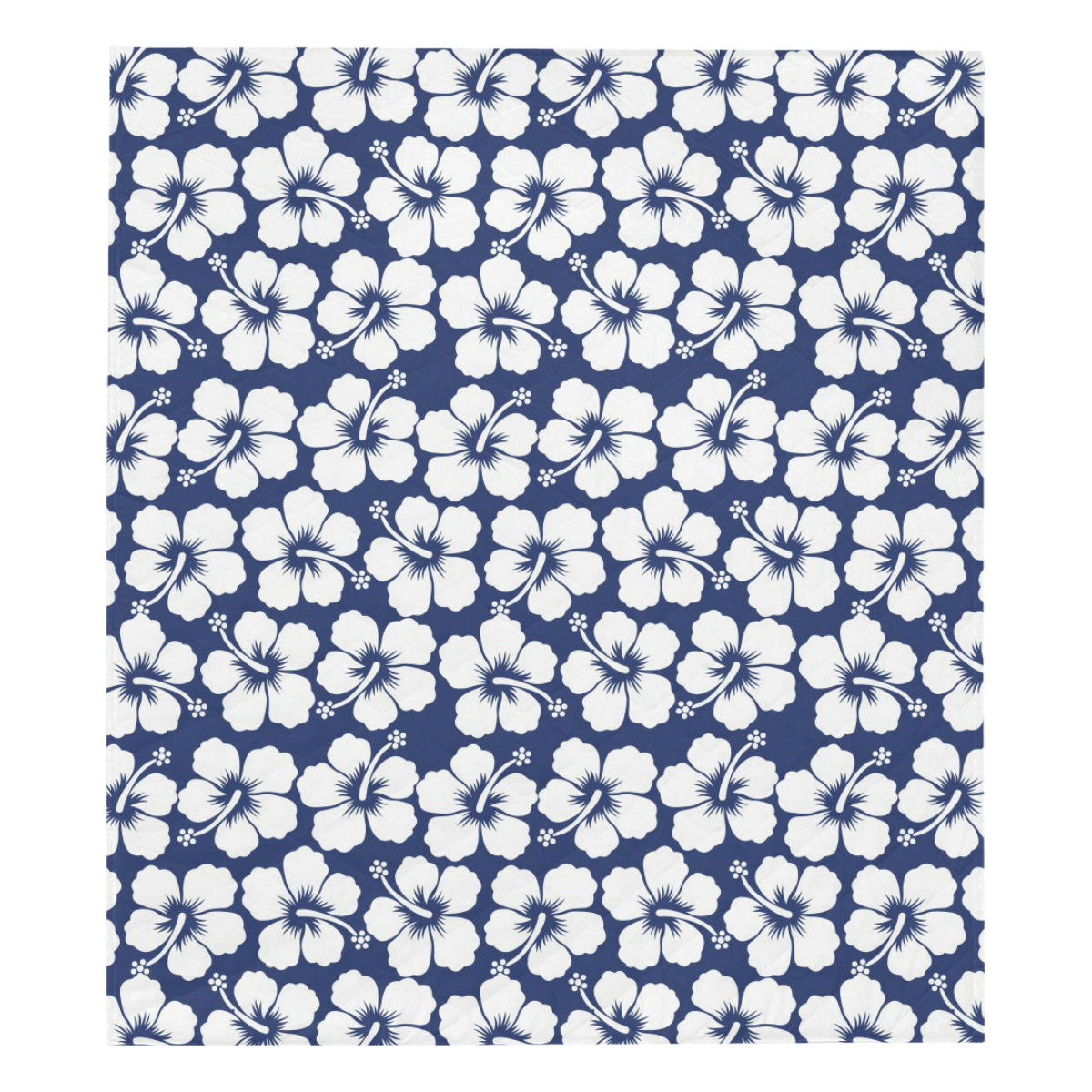 Hibiscus Pattern Print Design HB013 Premium Quilt