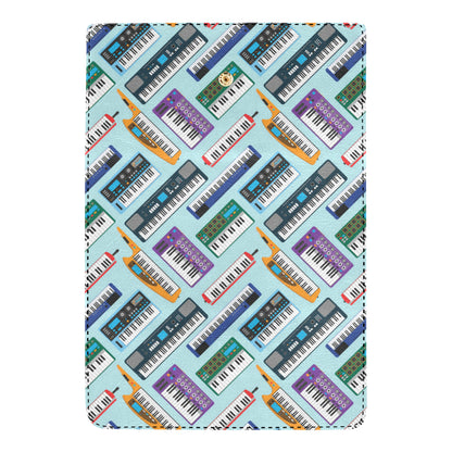 Synthesizer Pattern Print Design 02 Women's Trifold Wallet