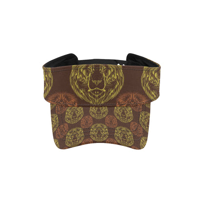 Lion Pattern Print Design 04 Unisex Sun Visor