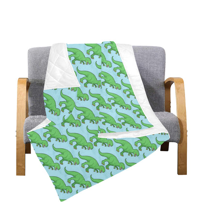 T Rex Pattern Print Design A01 Premium Quilt