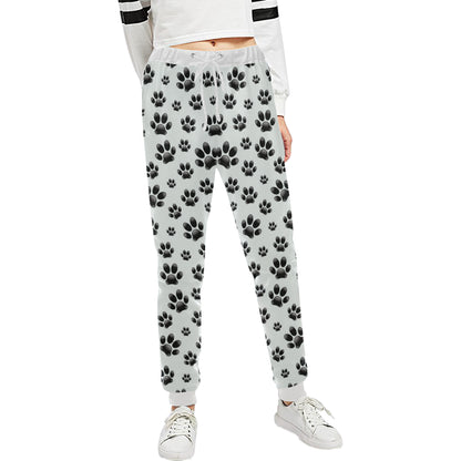 Paw Themed Print Unisex Sweatpants
