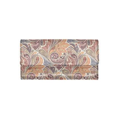 Boho Pattern Print Design 03 Women's Trifold Wallet