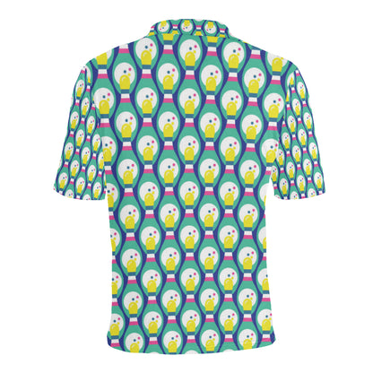 Bowling Pattern Print Design 04 Men Polo Shirt