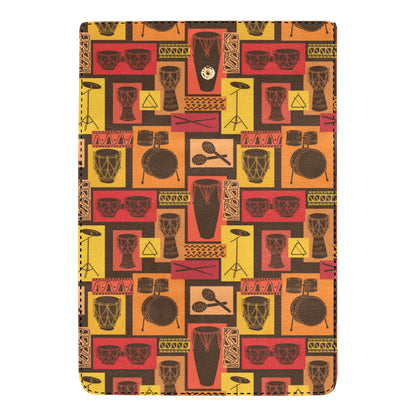 Percussion Pattern Print Design 02 Women's Trifold Wallet