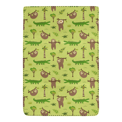 Alligator Pattern Print Design 04 Women's Trifold Wallet