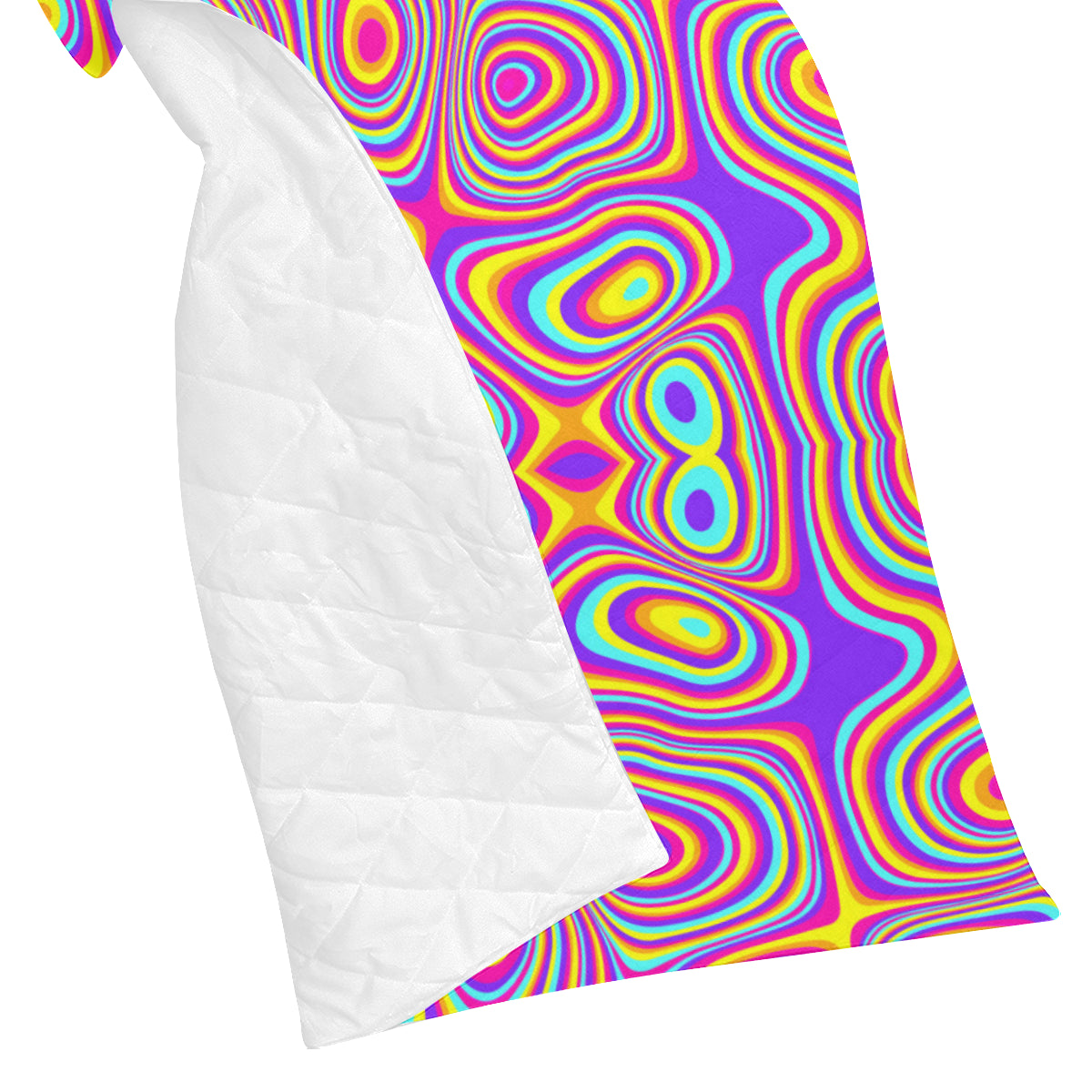 Liquid Pattern Print Design 06 Premium Quilt