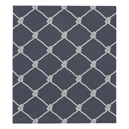 Rope Pattern Print Design A02 Premium Quilt