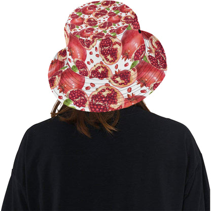 Pomegranate Pattern Print Design PG03 Unisex Bucket Hat