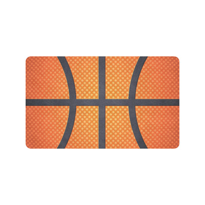 Basketball Texture Print Pattern Rubber Doormat