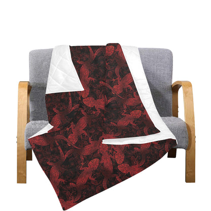 Gecko Pattern Print Design 04 Premium Quilt