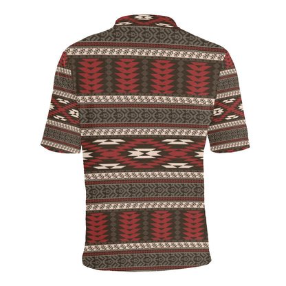 Native Pattern Print Design A03 Men Polo Shirt