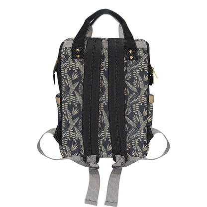 Banana Leaf Pattern Print Design 07 Diaper Bag Backpack