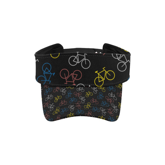 Bicycle Pattern Print Design 03 Unisex Sun Visor