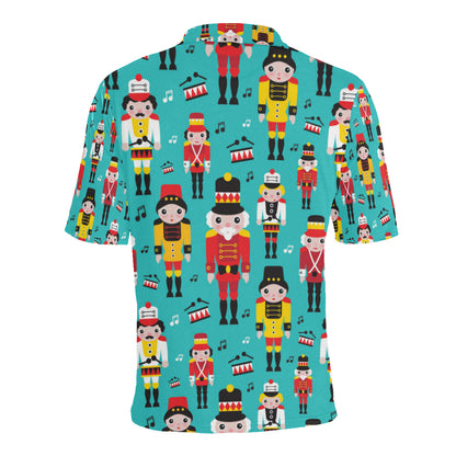 Nutcracker Pattern Print Design A03 Men Polo Shirt