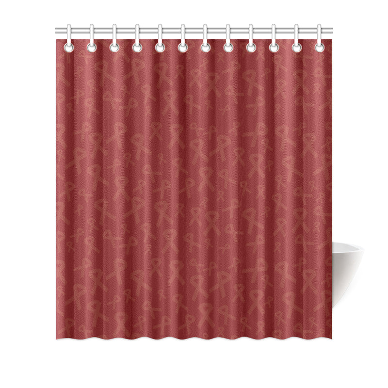 Multiple myeloma Pattern Print Design A02 Shower Curtain