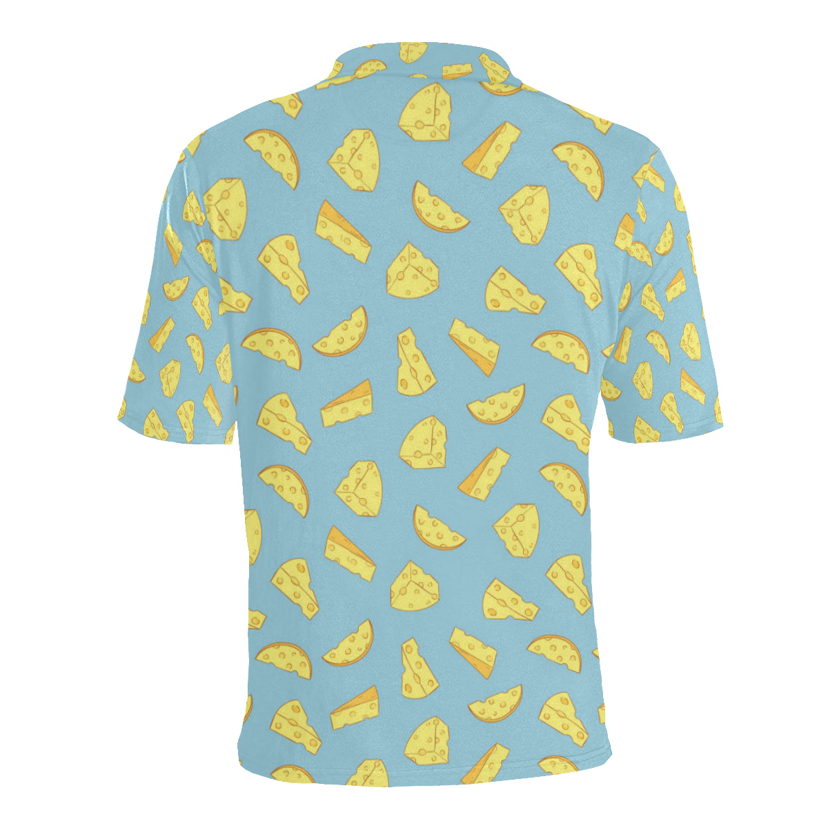 Cheese Pattern Print Design 04 Men Polo Shirt
