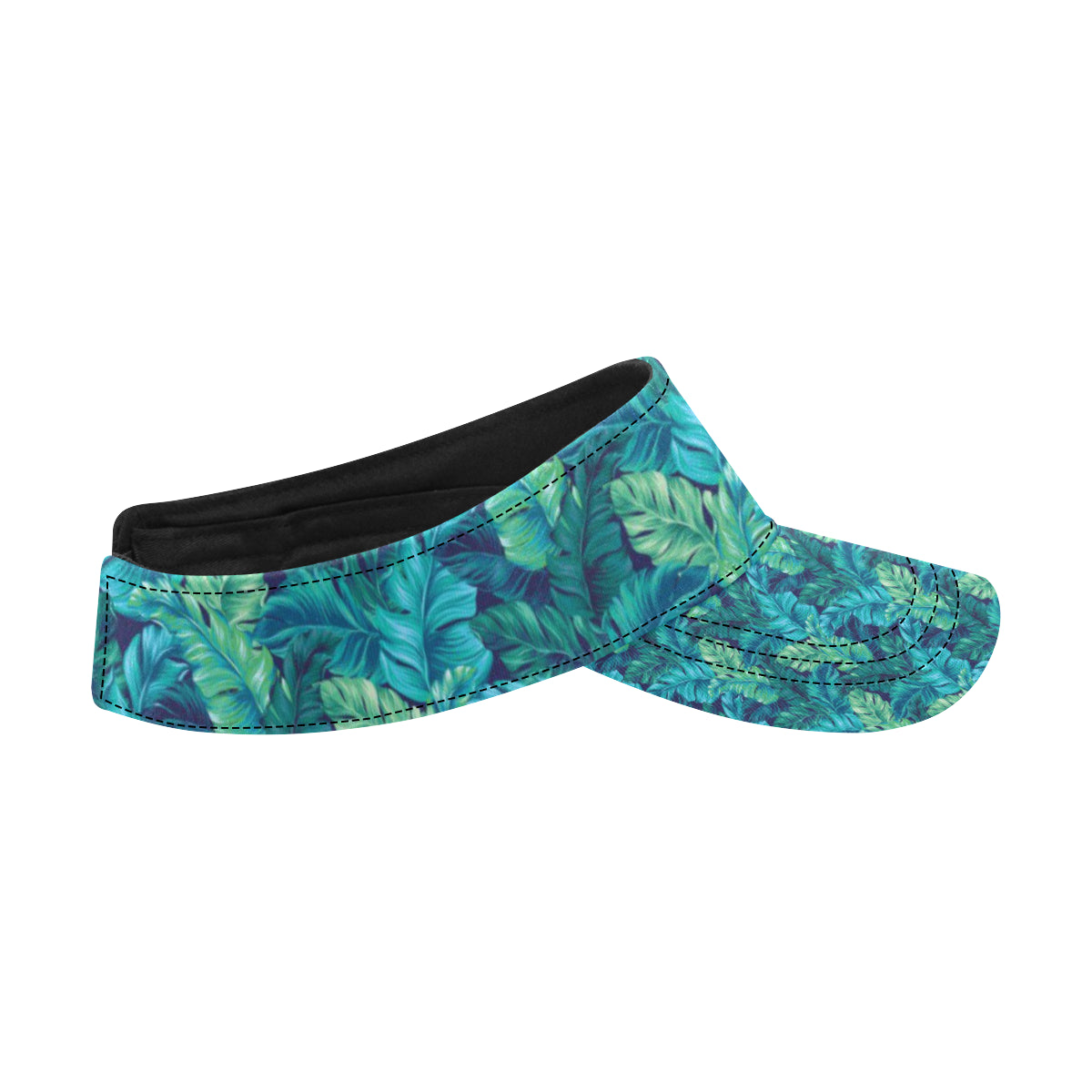 Banana Leaf Pattern Print Design 06 Unisex Sun Visor