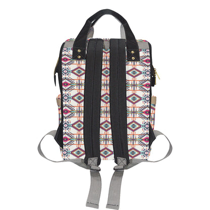Indian Navajo Art Themed Design Print Diaper Bag Backpack