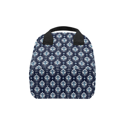 Ethnic Ornament Print Pattern Insulated Lunch Bag