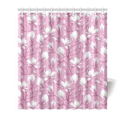 Magnolia Pattern Print Design MAG05 Shower Curtain